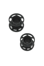 12-13mm Double Aluminum Lightweight Rollers (pair)