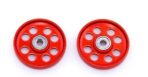 Aluminum Alloy 17mm Roller 8 Holes (Pair) - Image 2