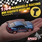Blue BMW Desktop RC Drift Car 1:64 - Image 2
