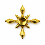 Golden Crown Metal Fidget Spinner